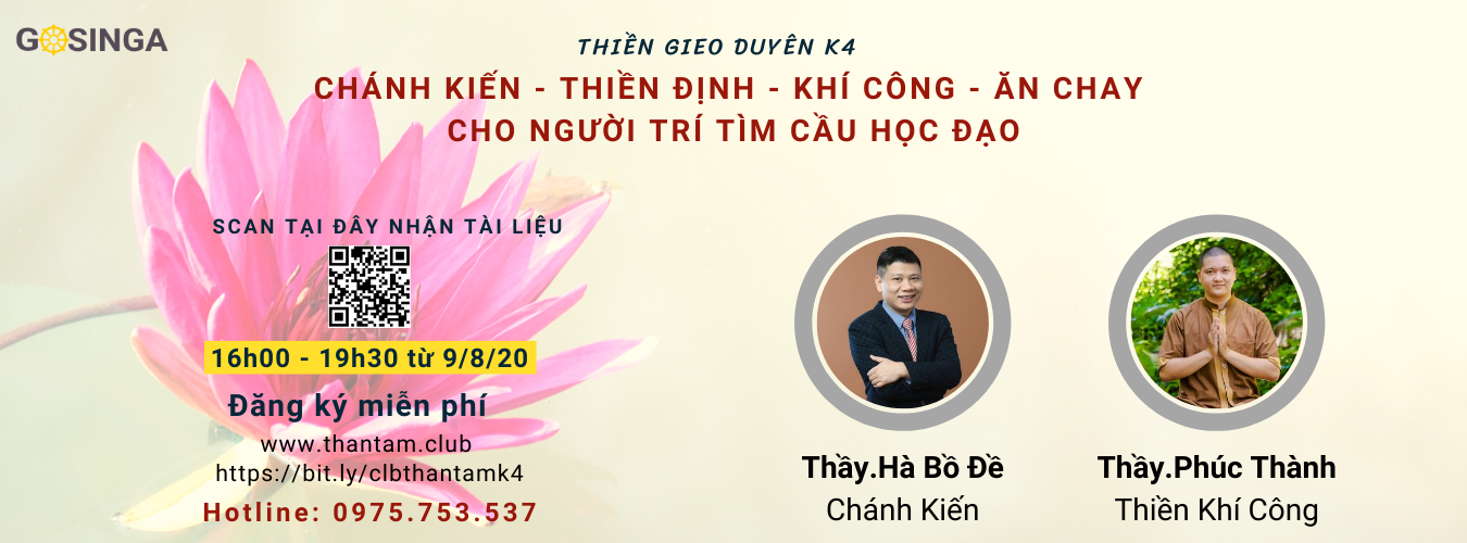 Khai Giảng Khóa Học “ Thiền Gieo Duyên K4” Miễn Phí Tại Hà Nội